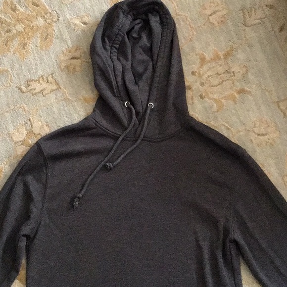 Boys Gray Hooded Sweatshirt Size Medium - Picture 4 of 5